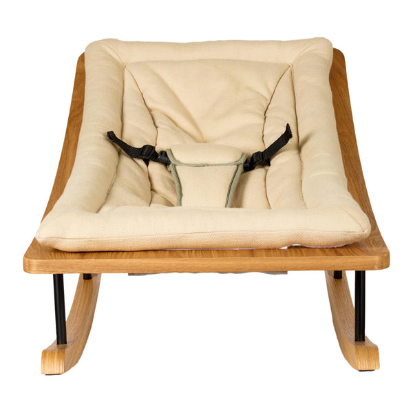 Beige Rocking Baby Bouncer