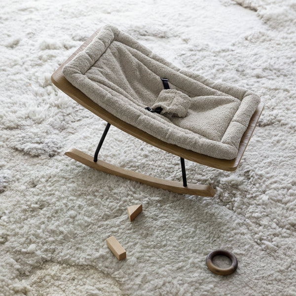 Boucle Sheep Rocking Baby Bouncer