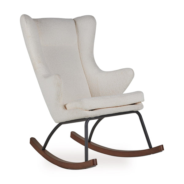 Adults Rocking Chair De Luxe (Boucle Cream)