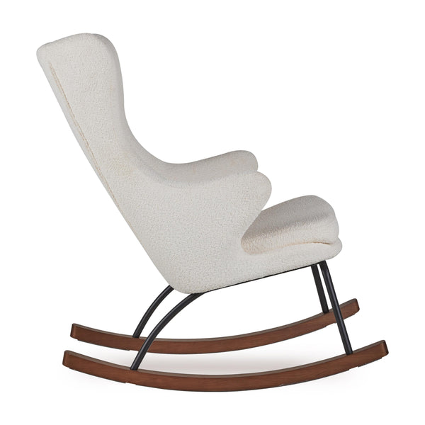 Adults Rocking Chair De Luxe (Boucle Cream)