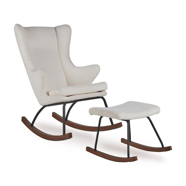 Adults Rocking Chair De Luxe (Boucle Cream)