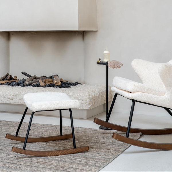 Hocker Rocking De Luxe Footstall (Boucle Cream)