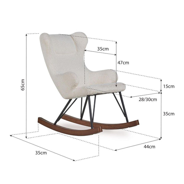 Kids Rocking Chair De Luxe (Clay)