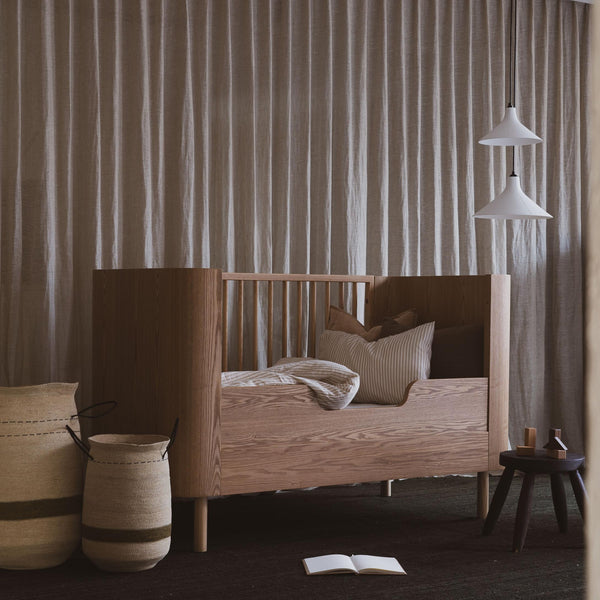 Yume Wooden Safety Rail for Cot Bed (Natural Ash)