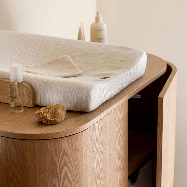 Yume Chest of Drawer Changing Table Extension (Natural Ash)