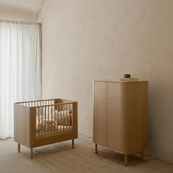 Yume Wooden Flat Door Wardrobe (Natural Ash)