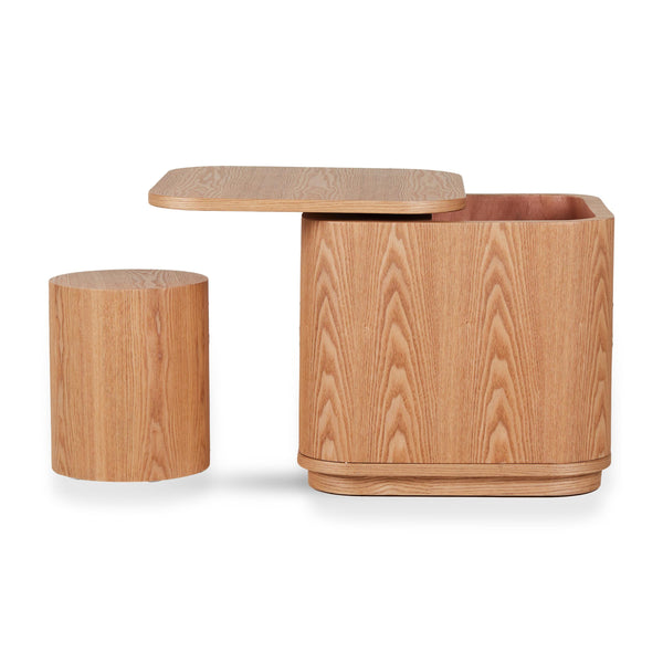 Yume Wooden Children's Stool (Natural Ash)