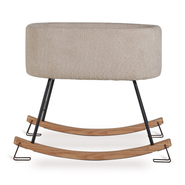 Rocking Cradle De Luxe Baby Crib (Boucle Sheep)