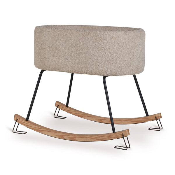 Rocking Cradle De Luxe Baby Crib (Boucle Sheep)