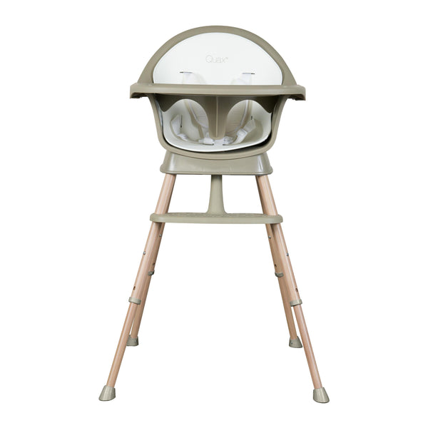 Ultimo 3 Luxe Adjustable Wooden Leg Highchair (Thyme/Natural)