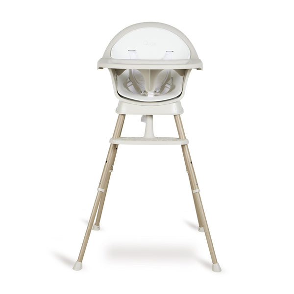 Ultimo 3 Luxe Adjustable Wooden Leg Highchair (Clay/Natural)