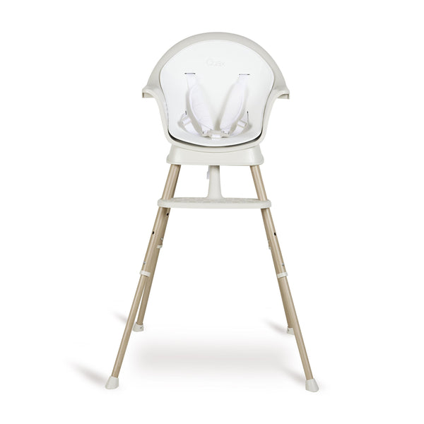 Ultimo 3 Luxe Adjustable Wooden Leg Highchair (Clay/Natural)