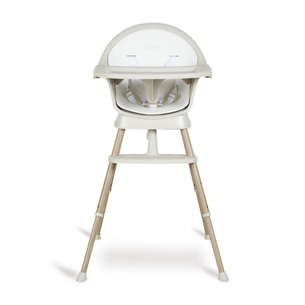 Ultimo 3 Luxe Adjustable Wooden Leg Highchair (Clay/Natural)