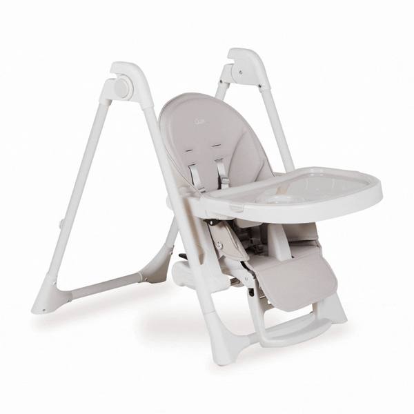 Papum Foldable Newborn to Toddler Adjustable Highchair (White)