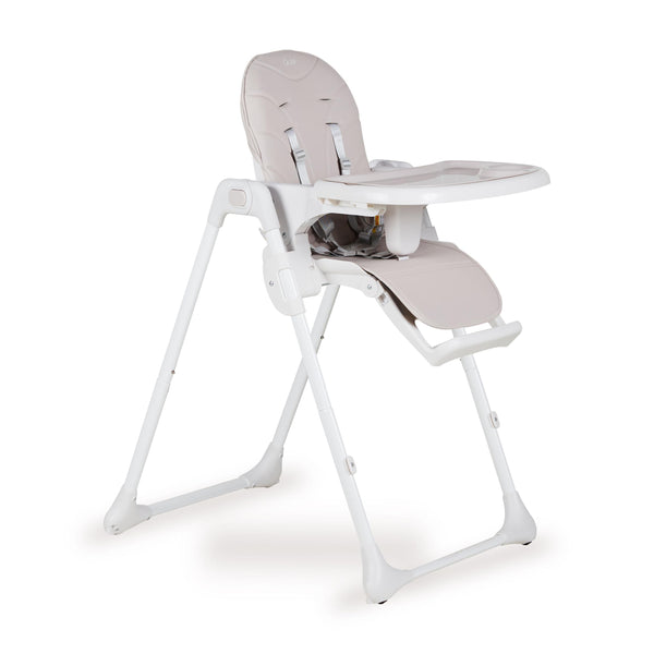 Prima Foldable Reclining Adjustable Highchair (White)
