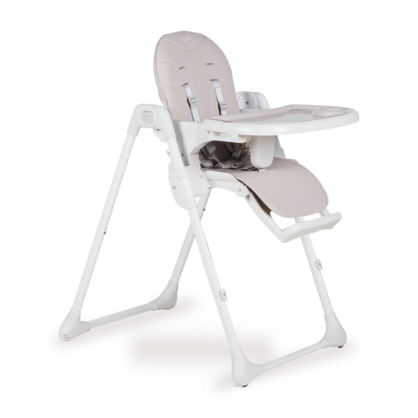Prima Foldable Reclining Adjustable Highchair (White)