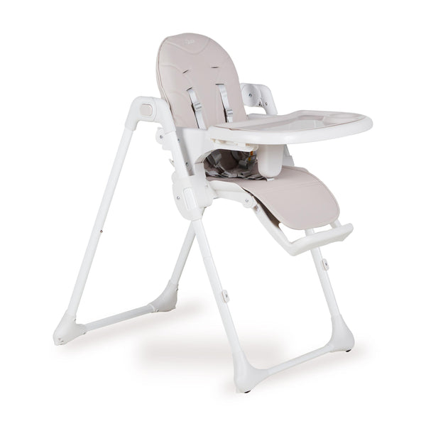 Prima Foldable Reclining Adjustable Highchair (White)