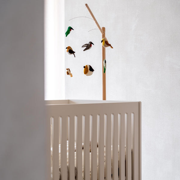 Wooden Mobile Floor Stand