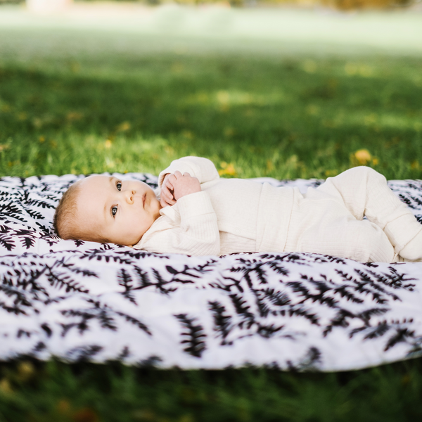 Etta Loves Fern Print Outdoor Reversible Playmat