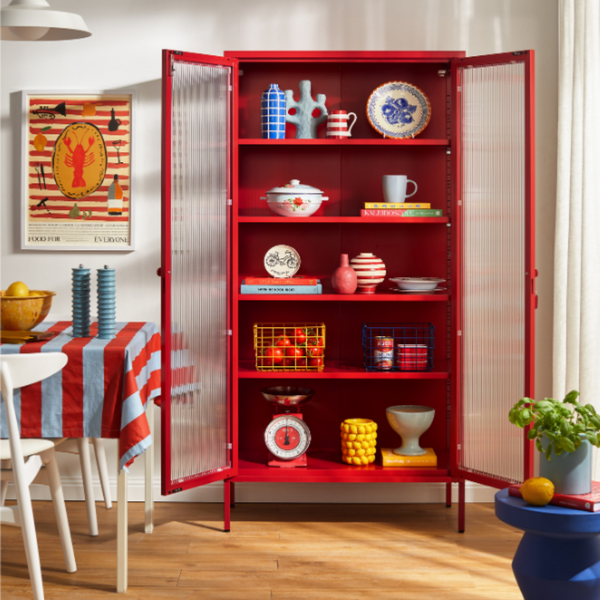 The Collector Mustard Made Storage Cabinet (Poppy)