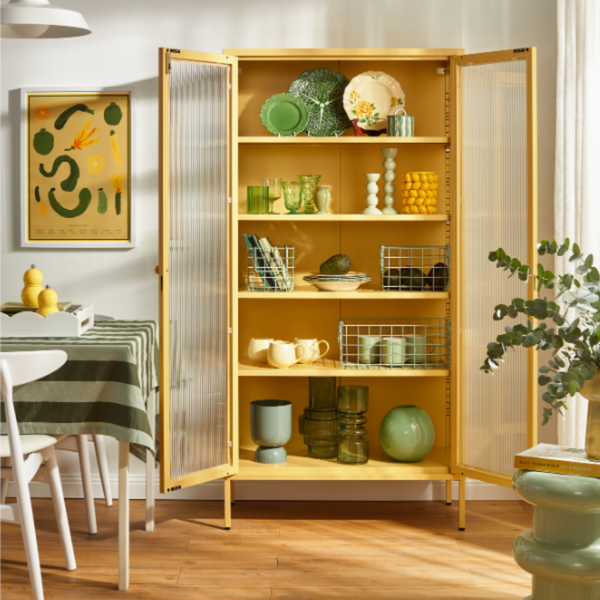 The Collector Mustard Made Storage Cabinet (Butter)