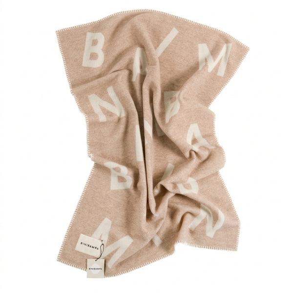 Merino Wool Bini Blanket (Alphabet)