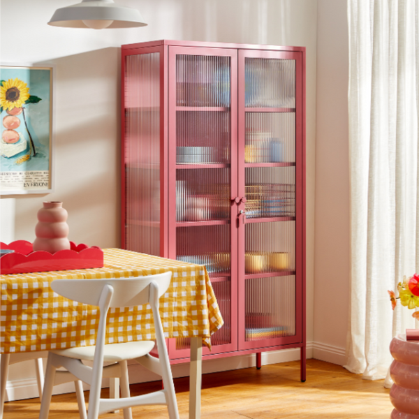 The Collector Mustard Made Storage Cabinet (Berry)