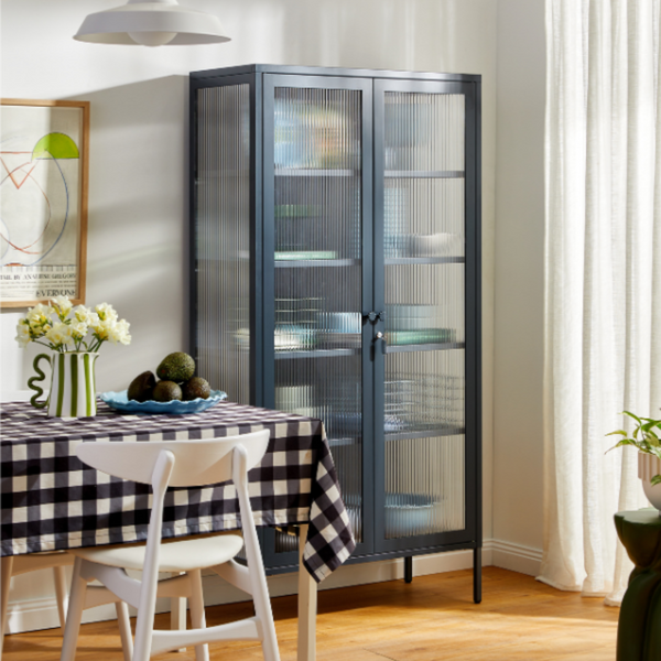 The Collector Mustard Made Storage Cabinet (Slate)