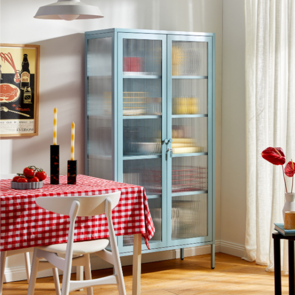 The Collector Mustard Made Storage Cabinet (Ocean)