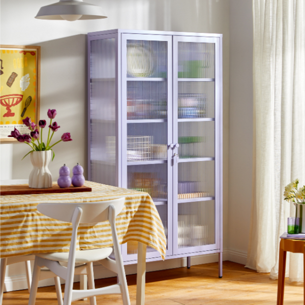The Collector Mustard Made Storage Cabinet (Lilac)