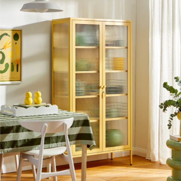 The Collector Mustard Made Storage Cabinet (Butter)