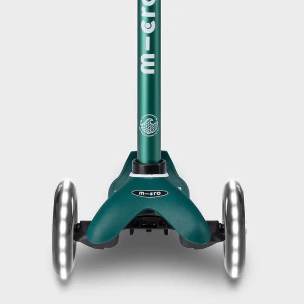 Mini Micro Deluxe ECO Scooter with 3 LED Wheels (Green)