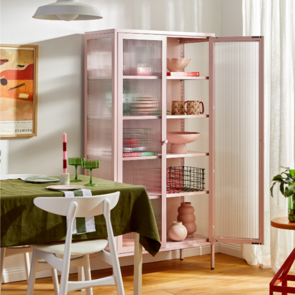 The Collector Mustard Made Storage Cabinet (Blush)