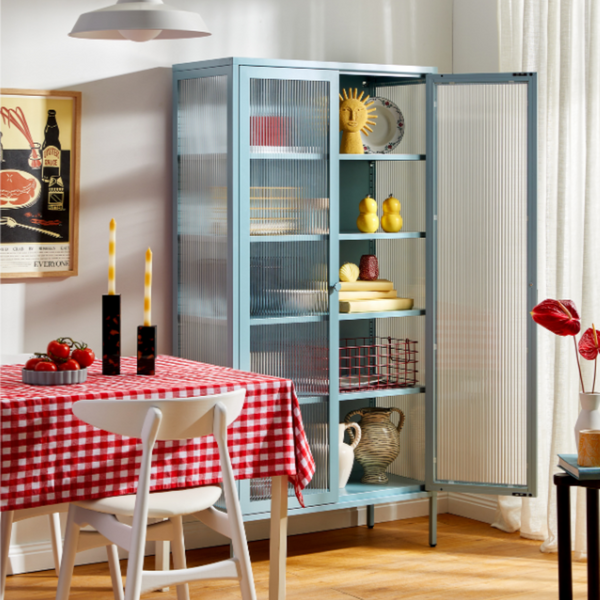 The Collector Mustard Made Storage Cabinet (Ocean)