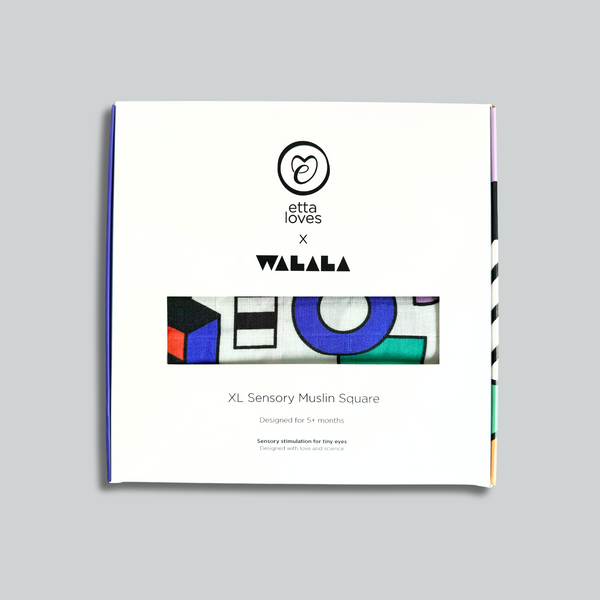 Etta Loves x Camille Walala XL Sensory Baby Muslin (Colour)