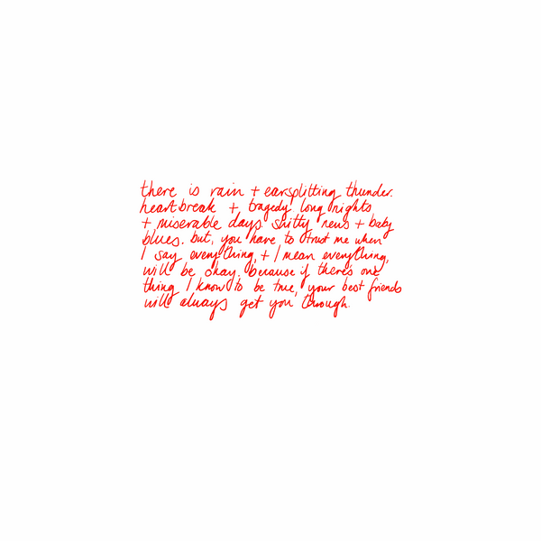 Best Friends Poem Art Print