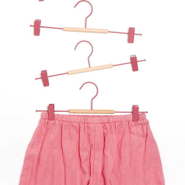 Adult Coated Wire Clip Hangers Set of 5 (Berry)