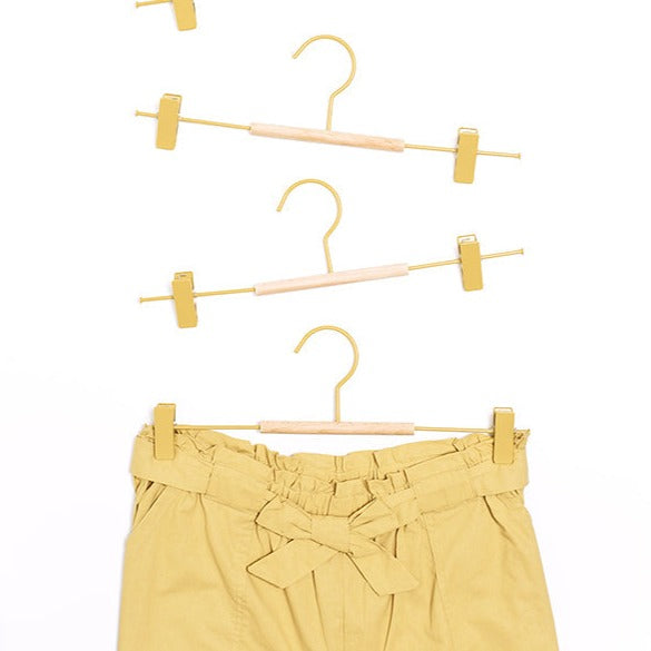 Adult Coated Wire Clip Hangers Set of 5 (Butter)