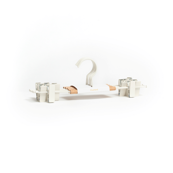 Adult Coated Wire Clip Hangers Set of 5 (Chalk)