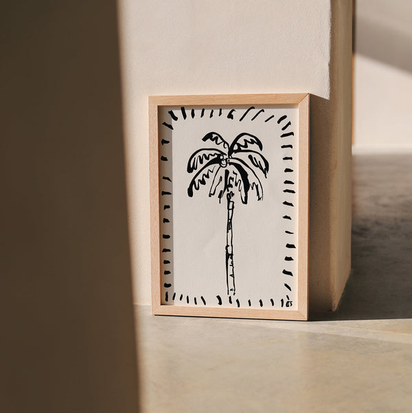 The Coconut Palm Art Print