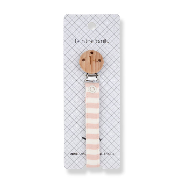 Aina Striped Dummy Pacifier Clip (Blossom)