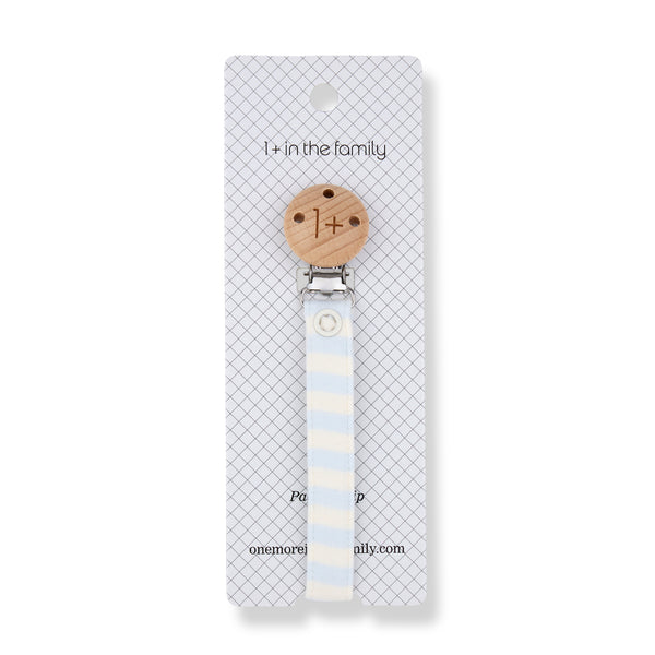 Aina Striped Dummy Pacifier Clip (Misty Blue)