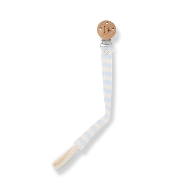 Aina Striped Dummy Pacifier Clip (Misty Blue)