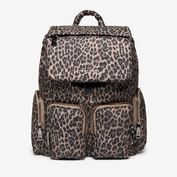 Alto Changing Backpack (Brown Tonal Leopard)