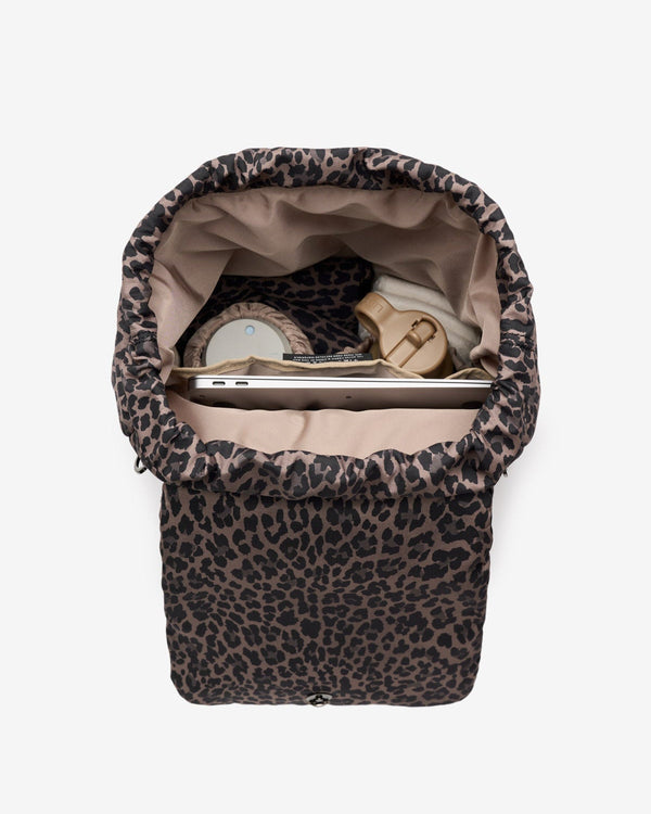Alto Changing Backpack (Brown Tonal Leopard)