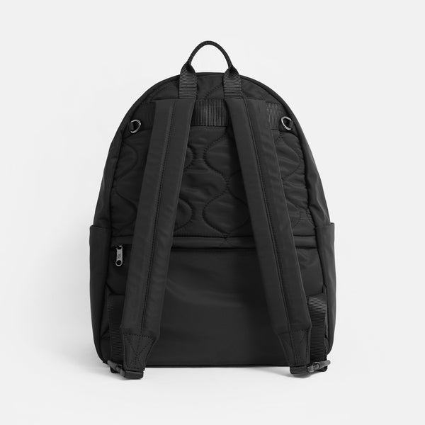 Ana Eco Baby Change Backpack + Quilted Change Mat (Black)