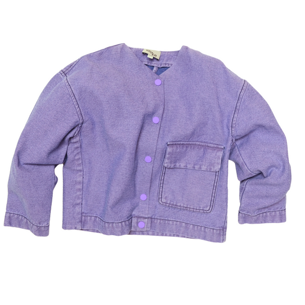Artemis Lilac Overdye Denim Jacket