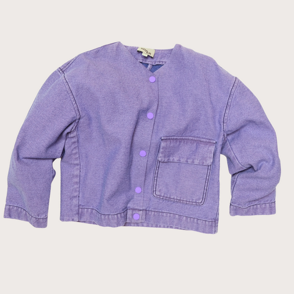 Artemis Lilac Overdye Denim Jacket