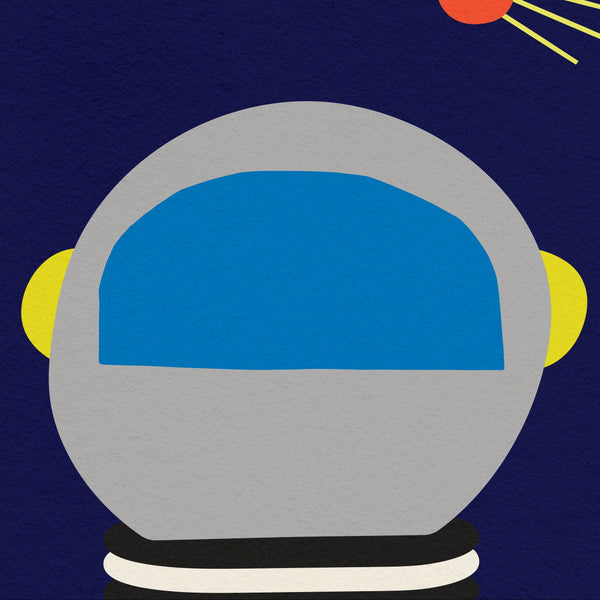 A for Astronaut- Alphabet Art Print