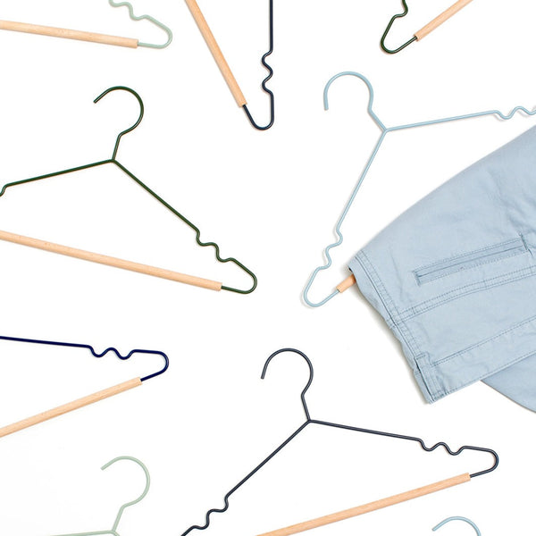 Adult Coated Wire Top Hangers Set of 10 (Winter)